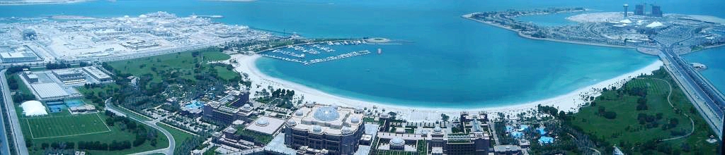 Abu Dhabi Etihad towers view Abu Dhabi Panorama